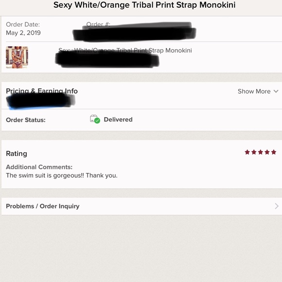 Sexy Yellow & Blue Tribal Monokini - Picture 11 of 12